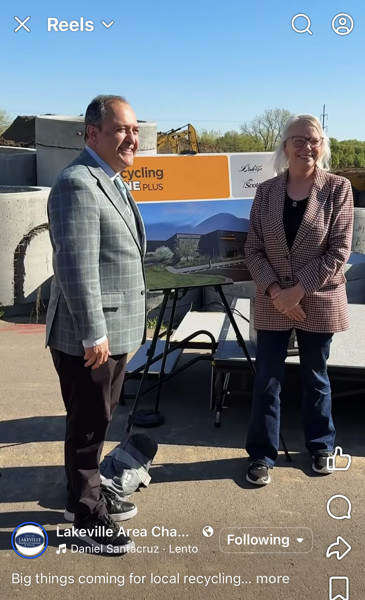 Dakota Recycling Center Ground Breaking